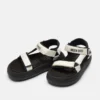 Super Sandal Black & White