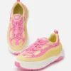 Zapatillas Moon247 Xlace en amarillo y rosa Zapatillas Moon247 Xlace en amarillo y rosa