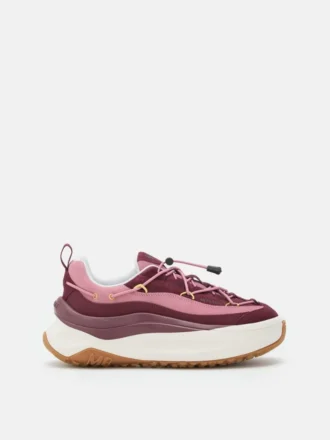 Zapatillas Moon247 Xlace en color burdeos y rosa