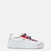 Zapatillas Moonlight en blanco, azul y rojo Zapatillas Moonlight en blanco, azul y rojo