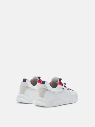 Zapatillas Moonlight en blanco, azul y rojo