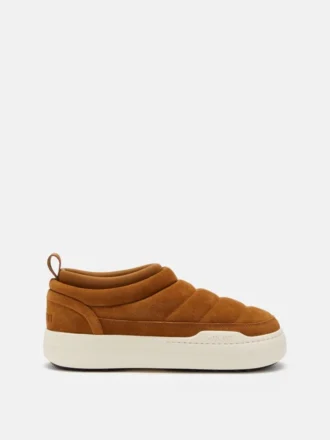 Zapatillas Park de ante marrón suave